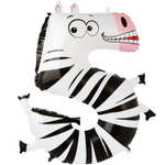 Шар Фольгированный Цифра 5 Зебра (Ассорти)