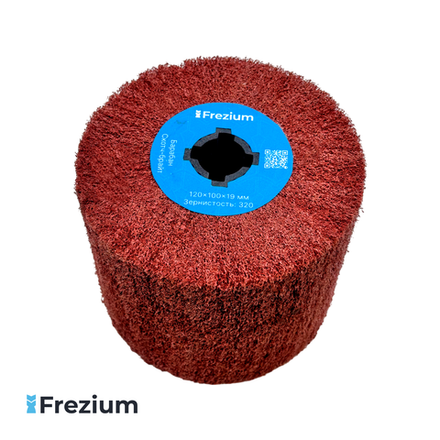 Барабан скотч-Брайт Frezium 120x100x19 мм Зернистость 320