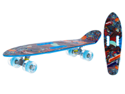 Скейтборд Shantou со светящимися колесами, арт. 106632