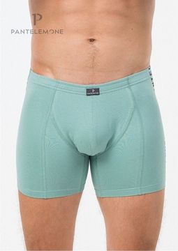 Трусы мужские боксеры удлинённые Pantelemone PMHL-1493, виридиан