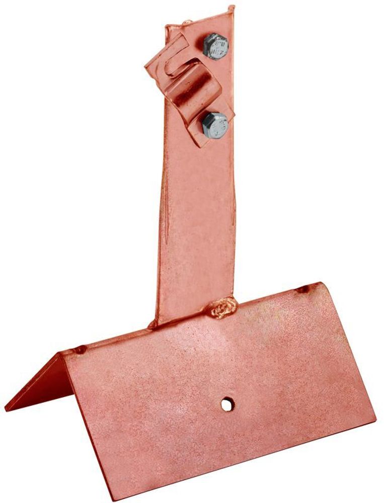 Держатель проводника круглого 6-10мм шир. конька винт. H=80мм медь IEK ZDP81-50-4-16-80