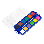 Акварель Yalong меловая, 12 цветов, с кистью, пластик. упаковка, "Animal"