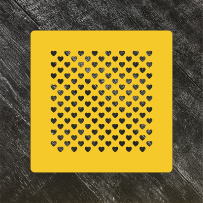 Трафарет-фон №5 Маленькие сердечки