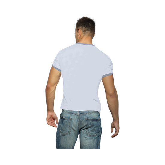 Мужская футболка серая Scandaloso 'Злой' 1514278m-EP