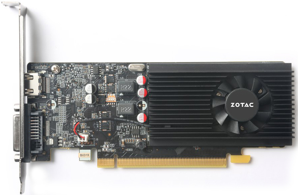Видеокарта PCI-E Zotac GeForce GT 1030 Low Profile