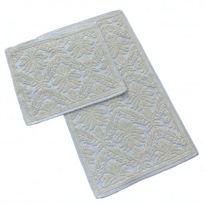 Набор ковриков для ванной комнаты хлопковые ZALEL 60*100+50*60 DESEN 4