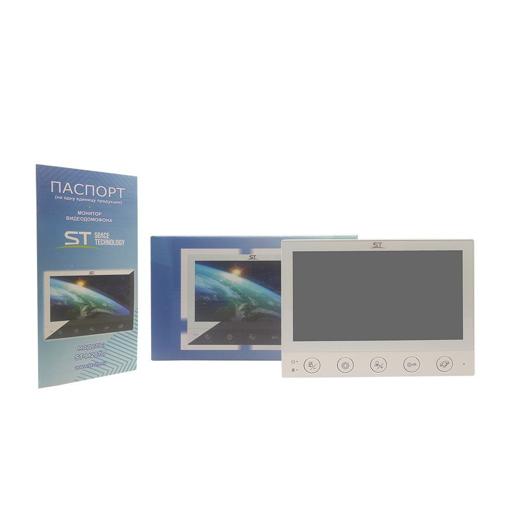 Домофон ST-M102/4 (S) БЕЛЫЙ (версия 2) До 2х вызывных панелей, до 4х мониторов,до 2х видеокамер