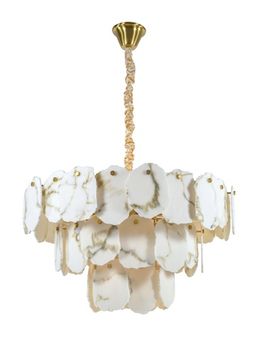 6087P/15 PLATING BRASS H (1) Люстра (в 2-х коробках) NW