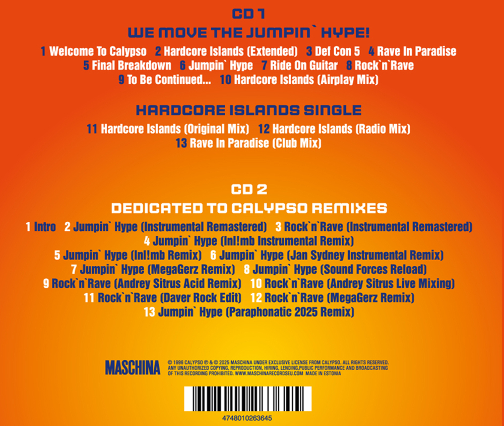 CD: Calypso — «We Move The Jumpin' Hype!» (1996/2025) 2CD
