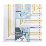 Линейка для пэчворка 20х20 см, шкала в дюймах, Prym Omnigrid 611657