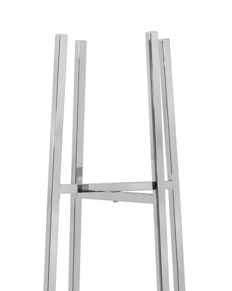 Стеллаж Lans, 183х53 см, стекло, хромированная сталь