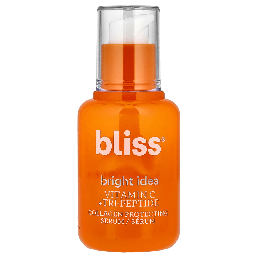 Bliss, Bright Idea, осветляющая сыворотка с витамином C и трипептидами, 30 мл (1 жидк. Унция)