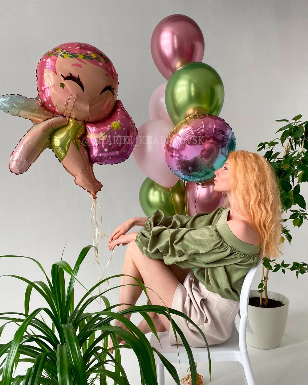 "Волшебный сад" (набор из 8 шаров) №2182