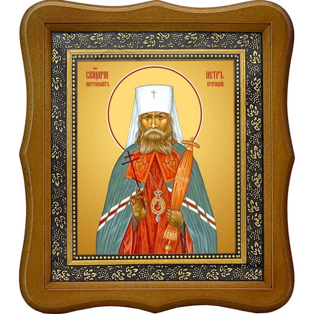 Петр (Полянский) Крутицкий, священномученик митрополит. Икона на холсте.