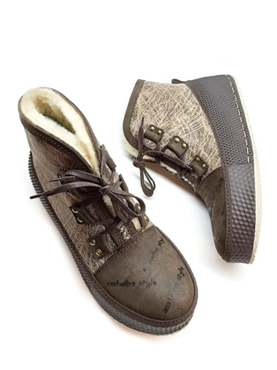 Сапожки "BABU" меланж