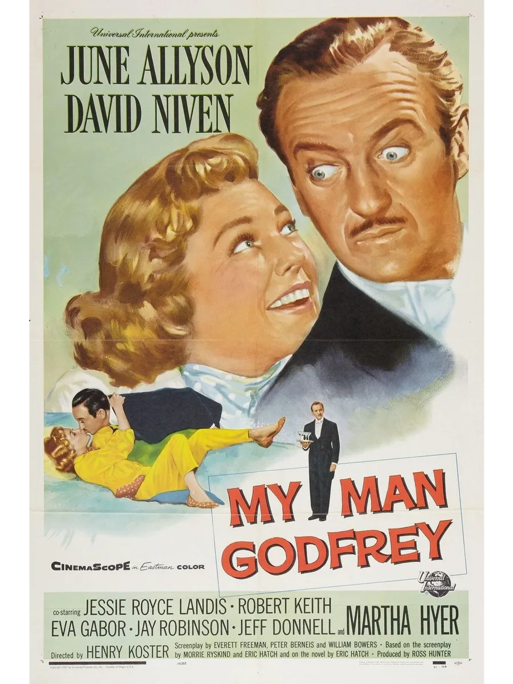 Мой дворецкий Годфри (1957) (DVD-R)