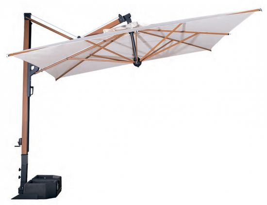 Зонт профессиональный Galileo Wood 3000х4000 слоновая кость Scolaro Италия