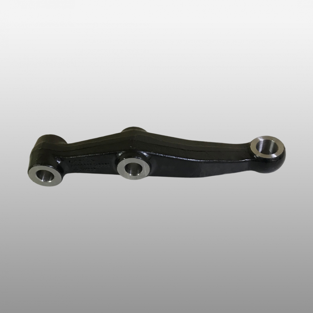 HD95009410031 - Рычаг поворотного кулака (сошка) на мост HDZ7.3T (рулевой левый нижний левый) для Shacman (Shaanxi)
