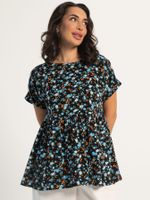 Блуза Эдвина (черная) Б16069-30М LT Collection