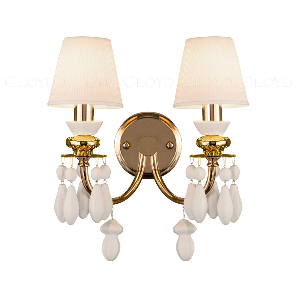 Бра Cloyd LOTTIE-B W2 - белая керамика (арт.20337)