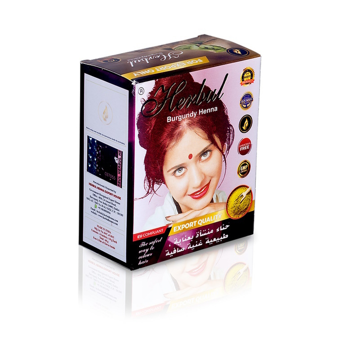 Краска на основе хны Herbul Henna Burgundy 6х10 г = 60 г