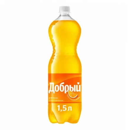 Газ вода Добрый Апельсин 1,5л