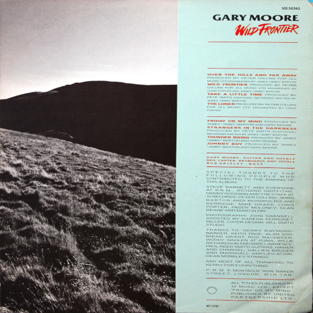 Gary Moore / Wild Frontier (LP)