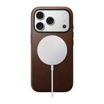 Кожаный чехол MagSafe Nomad Modern Leather Case для iPhone 17 Pro Гибридный укреплённый чехол из натуральной цельнозерновой кожи с сенсорной накладкой для Контроллера камеры