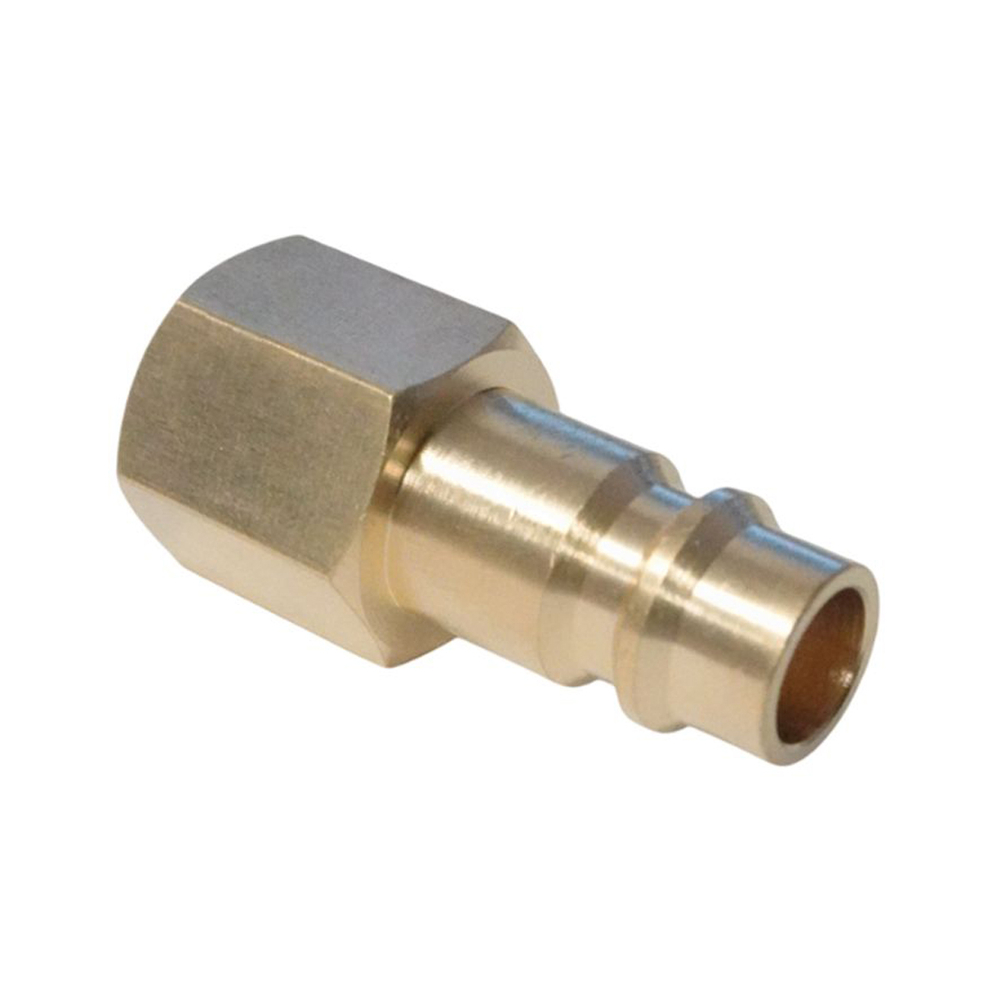 WDK-20PFB Штуцер быстроразъемного соединения  с внутренней резьбой 1/4" BSPT, латунь