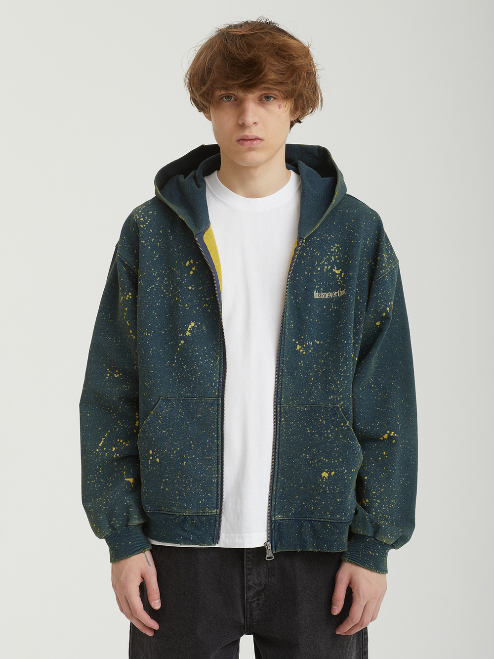 Мужская Толстовка Indigo Dyed