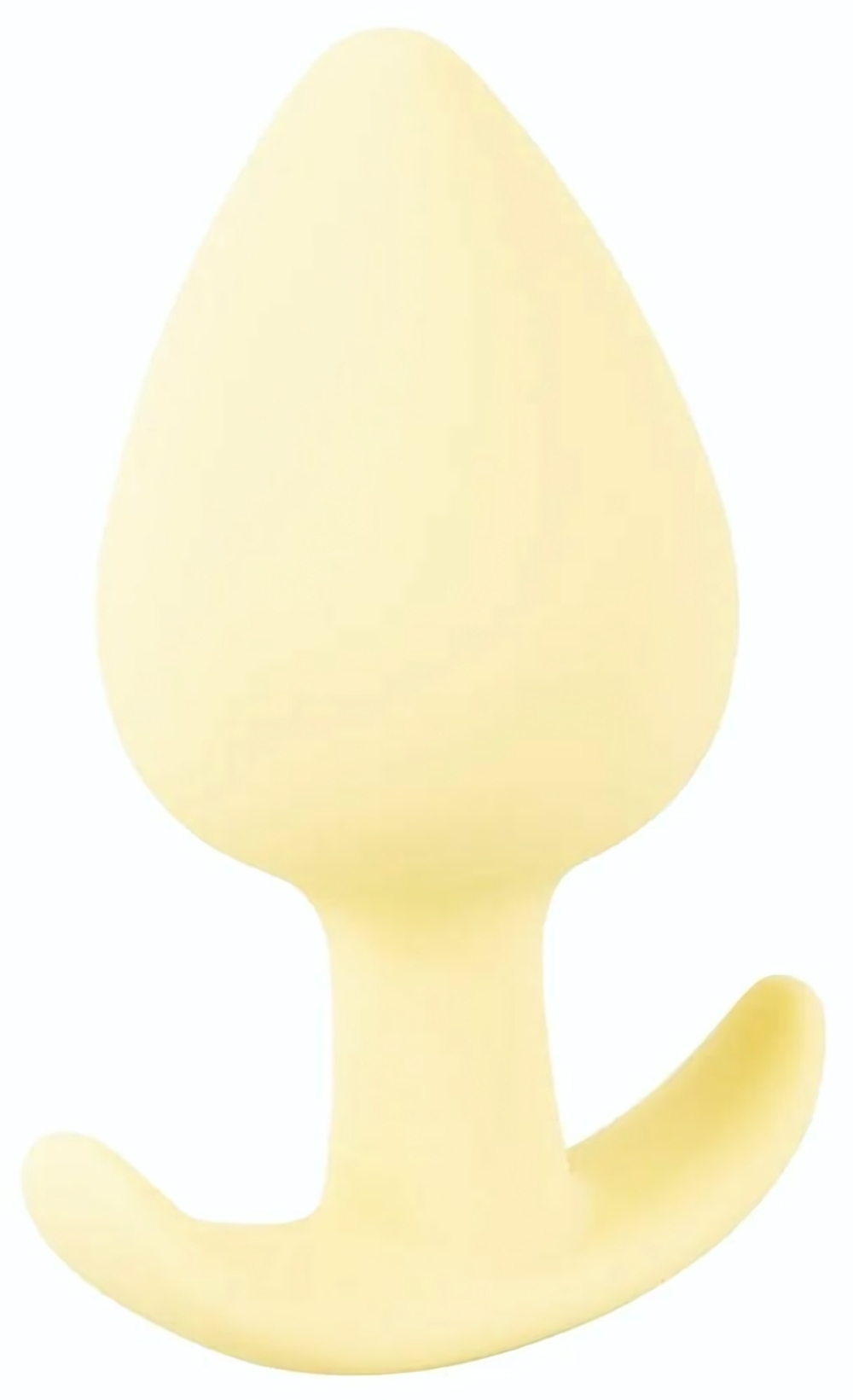 Жёлтая анальная втулка Mini Butt Plug - 6 см. (Цвет: желтый)