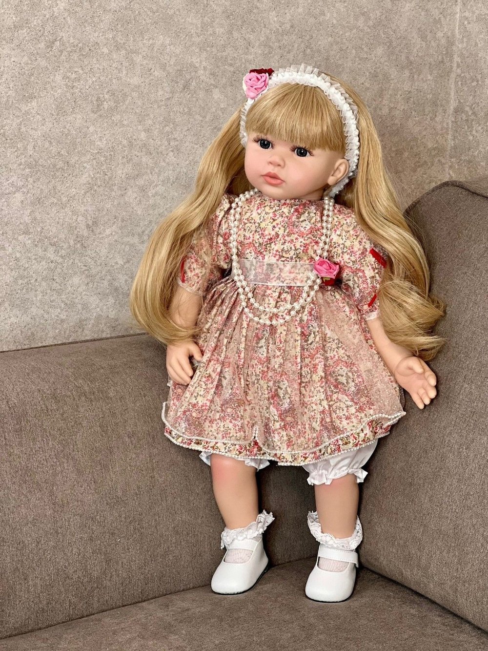 Кукла Реборн мягконабивная 60см в пакете (FA-275)