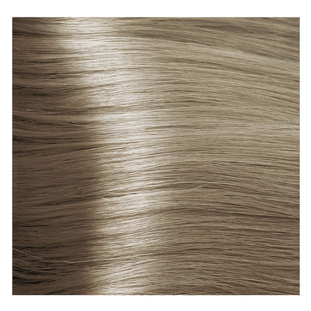 Крем краска для волос с гиалуроновой кислотой Kapous, 100 мл - HY 9.1  Очень светлый  блондин пепельный
