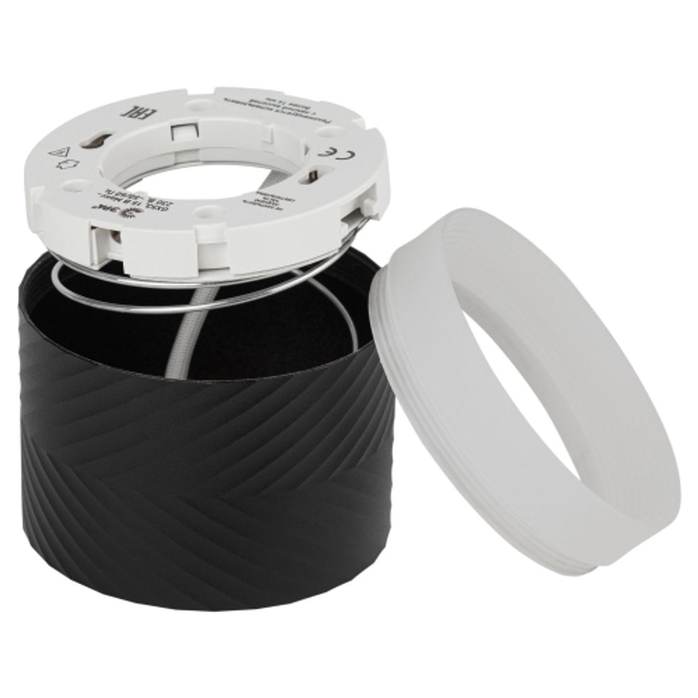 Светильник настенно-потолочный спот ЭРА OL38 BK под GX53 IP20 черный