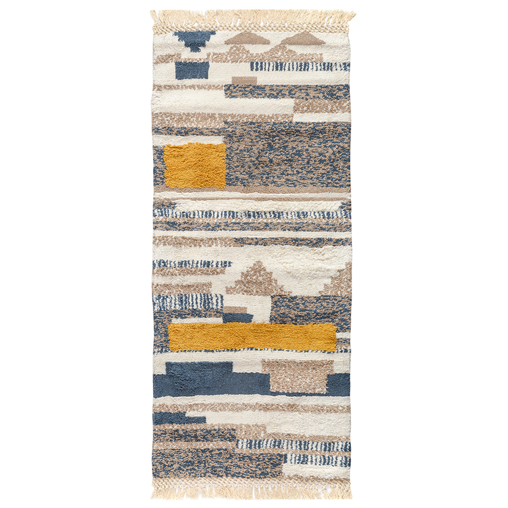 Ковер из хлопка kochi из коллекции ethnic, 70х160 см