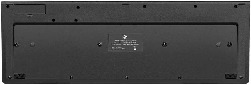 КЛАВИАТУРА 2E KS210 SLIM WL BLACK