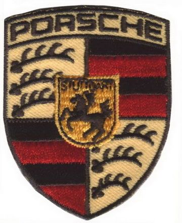 Нашивка Porsche (маленькая)