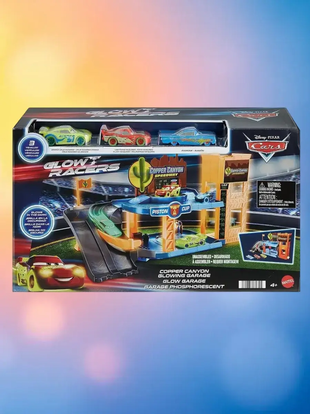 Трек гараж Cars Glow Racers Copper Canyon HPX75