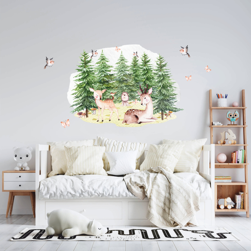 Стикеры ЛЕСНАЯ ПОЛЯНКА