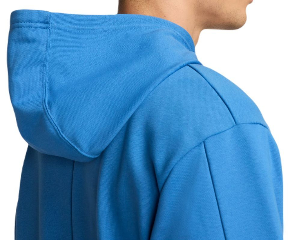 Мужская теннисная кофта Nike Heritage Court Fleece - небесный