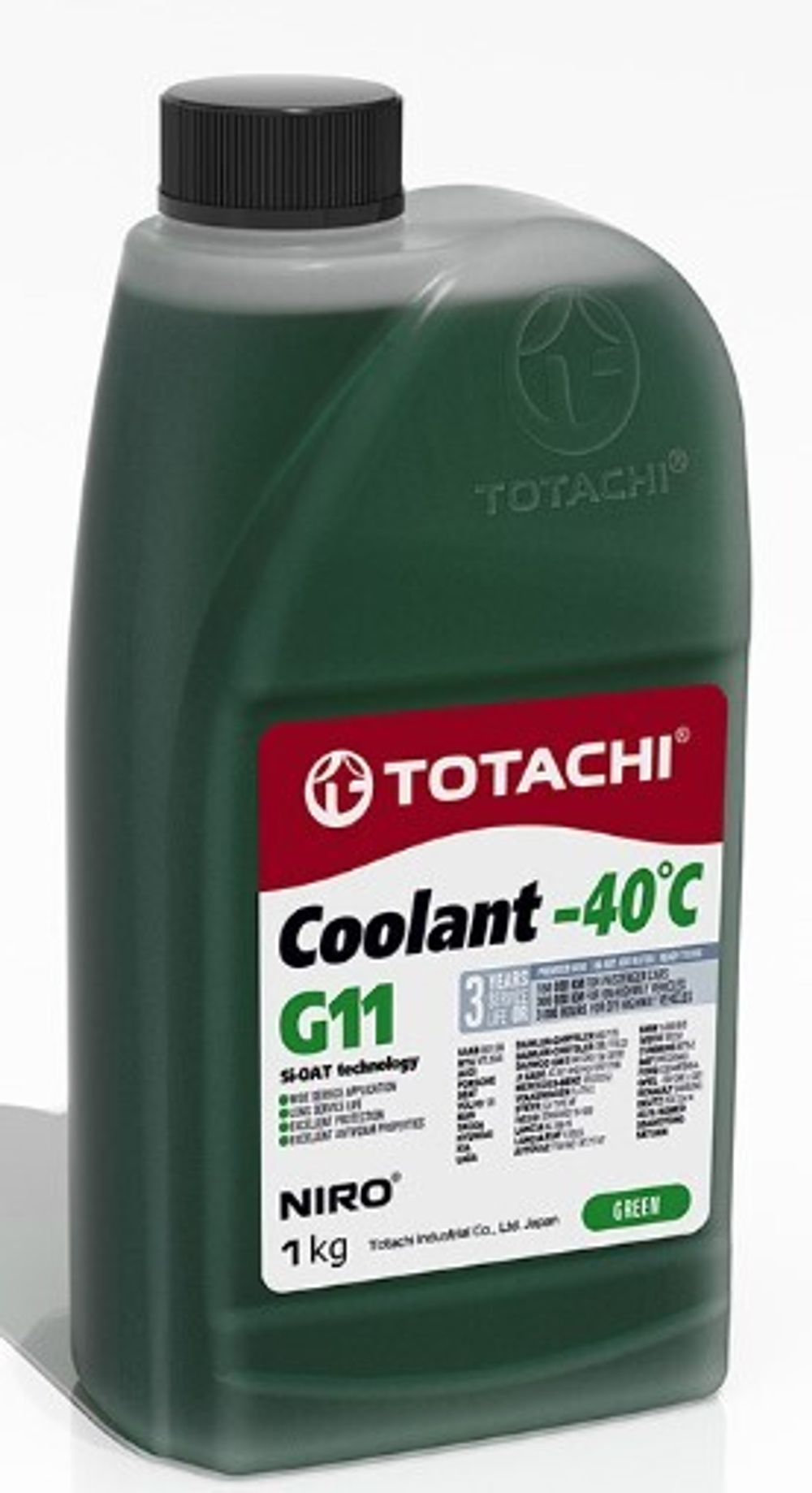 Антифриз TOTACHI NIRO COOLANT -40 C зеленый G11 1 кг