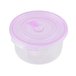 Контейнер для СВЧ 0,4л круглый с клапаном СМАЙЛ