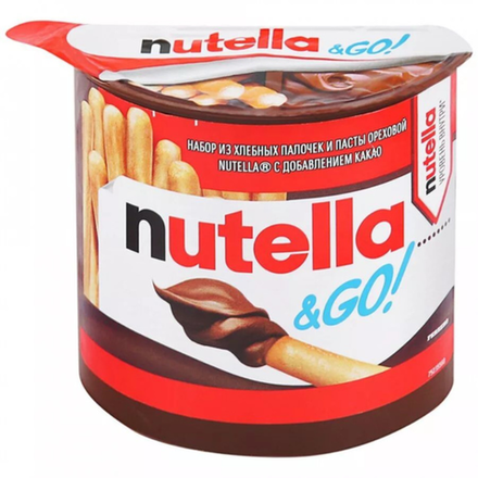 Набор из хлебных палочек и пасты ореховой Nutella & GO! 52 гр