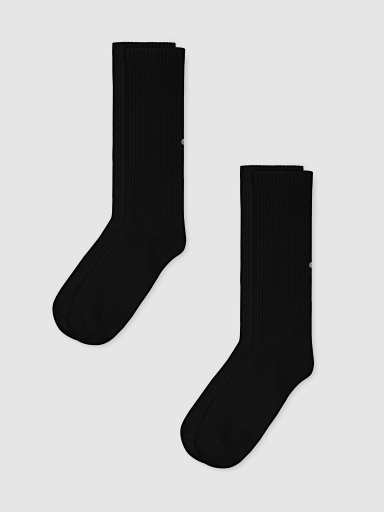 Носки унисекс Страйд 2.0 высокие чёрные, 2 пары