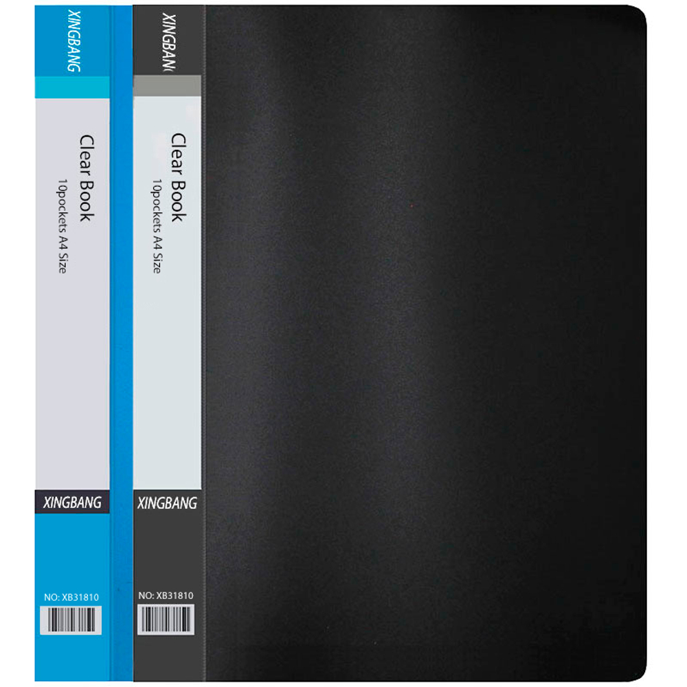 Папка с файлами "33610A" на 10 вкладышей, ассорти