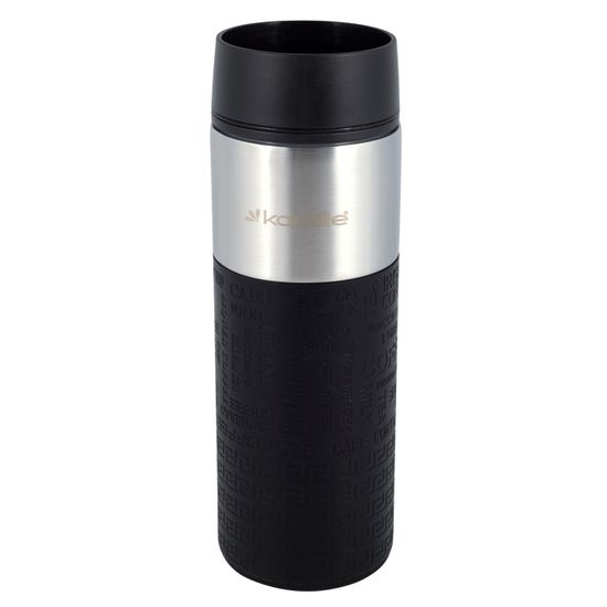 Термокружка 420 мл. из нержавеющей стали Kamille KM-2098 с TPR вставкой