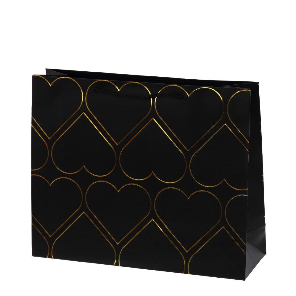 GAEM Пакет подарочный M (бумага 210г/м2, блок 12шт), L32 W10 H26 см, 4в.