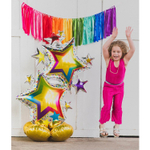 Звезды черно-золотые  Ростовой шар