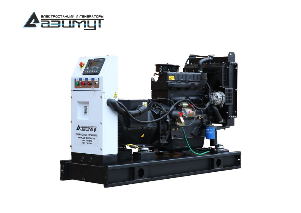 Дизельный генератор Азимут АД-16С-230-2РМ19 Ricardo однофазный с автозапуском