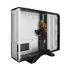 Exegate EX268695RUS Корпус MiniITX Exegate MI-208 Black, miniITX/mATX, , 2*USB, Audio
